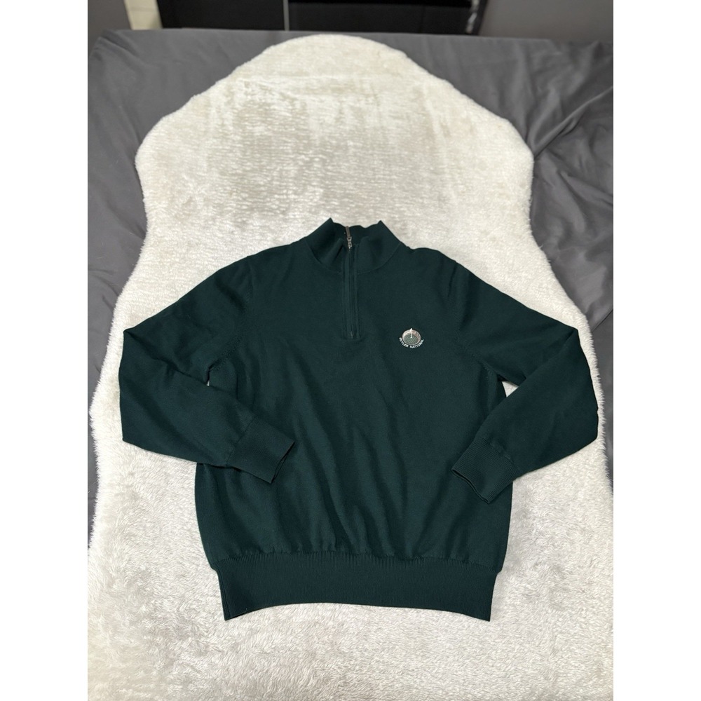 Butler National x Fairway & Greene Italian Merino Wool Lined Wind Sweater Medium